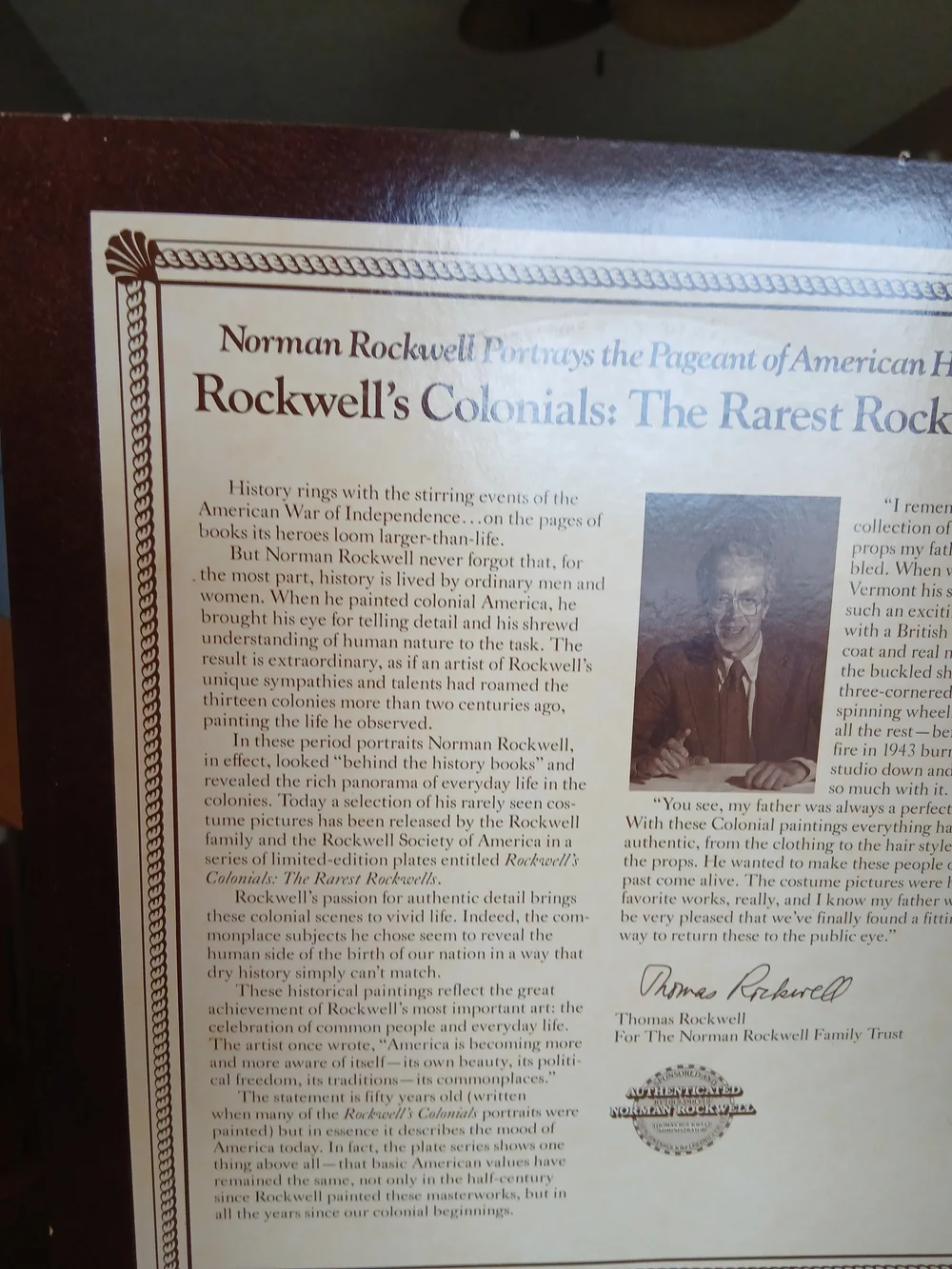 Norman Rockwell decorative norman